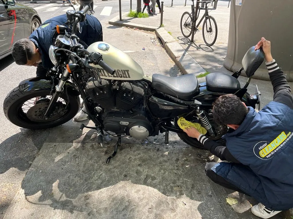 Harley-Davidson, Lavage moto